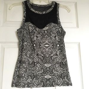 NWOT EXPRESS BLACK AND WHITE TOP XS